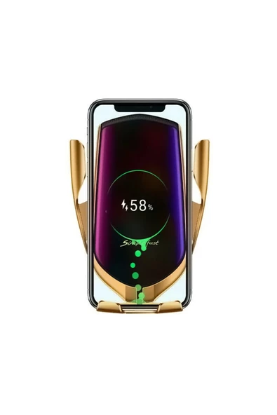 Kablosuz Şarj Oto Telefon Tutucu Wireless Şarj Sensör Araç Bulma - 2