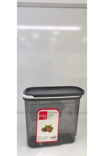 1.8 Litre Poly Erzak Saklama Kabı Kızaklı Kapak TOPTANBULURUM -BNM-0650