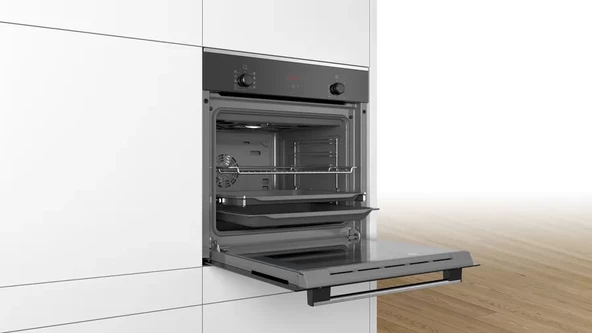 Bosch HBF234EB0T Siyah Ankastre Fırın - 3
