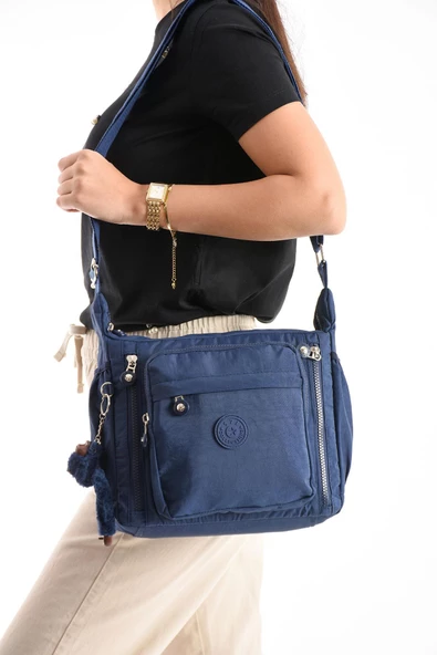 571 collections Çapraz Askılı Ultra Hafif Çok Cepli Bayan Omuz Çantası Laci (Model: 571-6M) - Resim 2