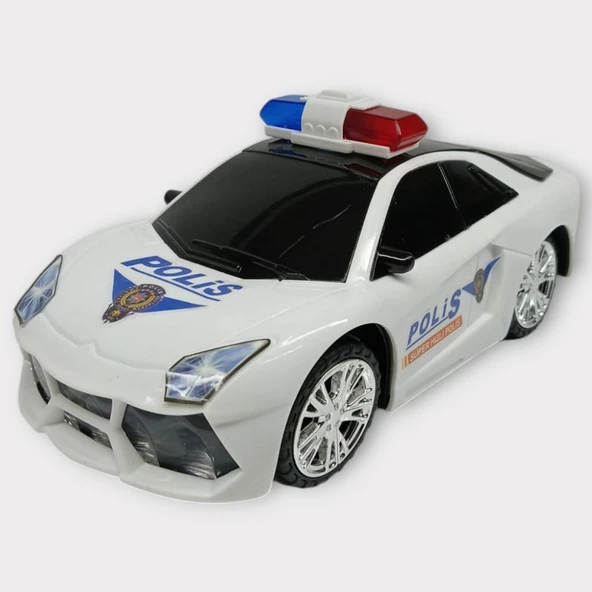Sesli Işıklı Çarp Dön Polis Arabası
