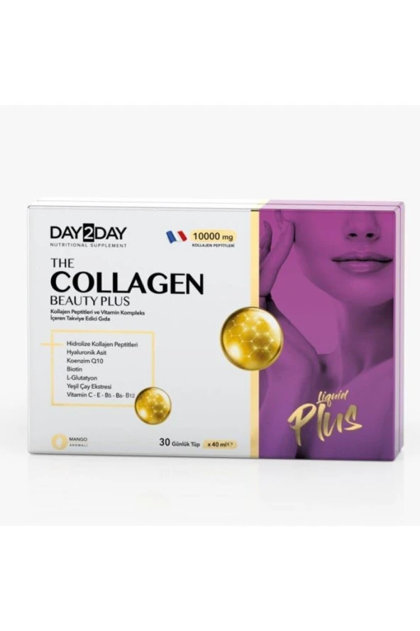 Day2Day The Collagen Beauty Plus 10000mg Mango Aromalı 40ml x 30 Tüp