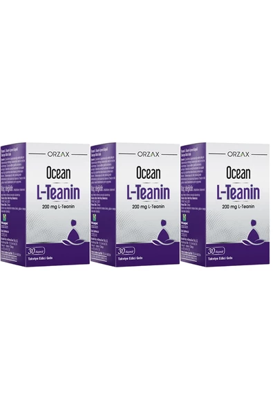Ocean L-Teanin 200 Mg 30 Kapsül x 3 Adet - Resim 2