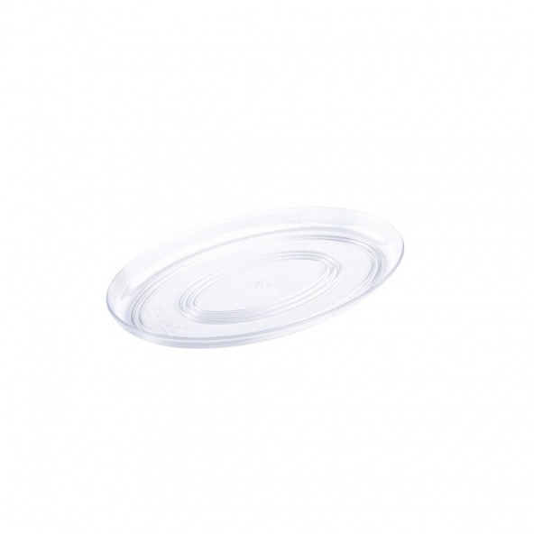 Şeffaf Oval PE Plastik Tepsi 500g Hacimli - 3