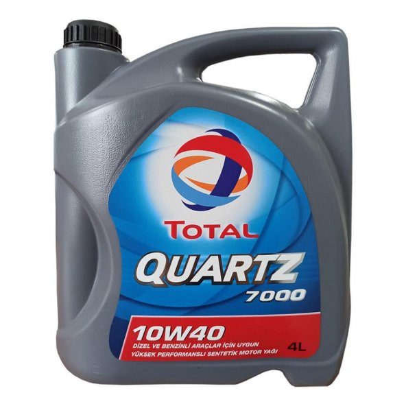 Total Quartz 7000 10W-40 4 Lt Dizel ve Benzinli Araç Motor Yağı