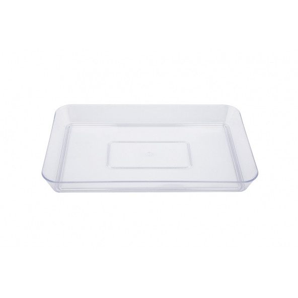 Dikdörtgen PE Plastik Tepsi 1 kg Hacimli