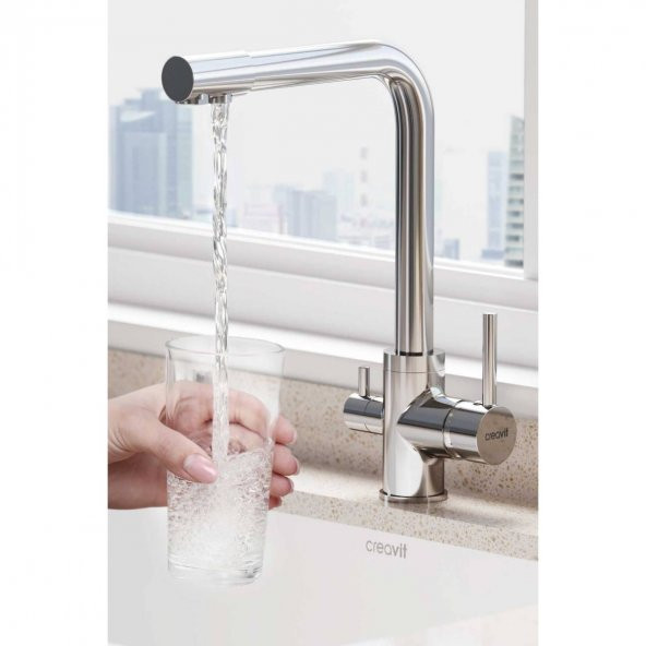 CREAVIT İÇME SUYU ÇIKIŞLI MUTFAK BATARYASI DW8700 - 2