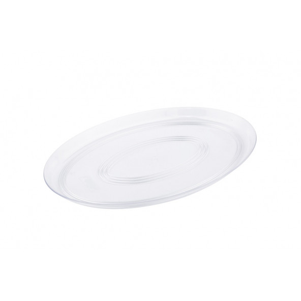 Şeffaf Oval PE Plastik Tepsi 1Kg Hacimli - 2
