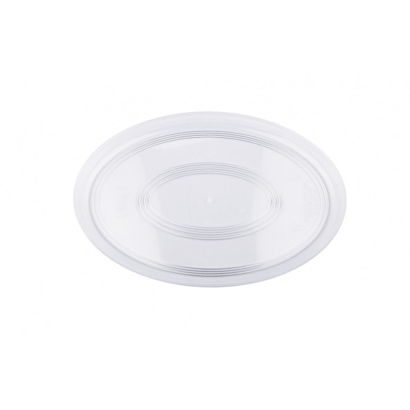 Şeffaf Oval PE Plastik Tepsi 1Kg Hacimli - 3