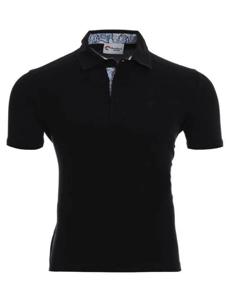 Panthzer Toluca Erkek Polo Tişört Siyah