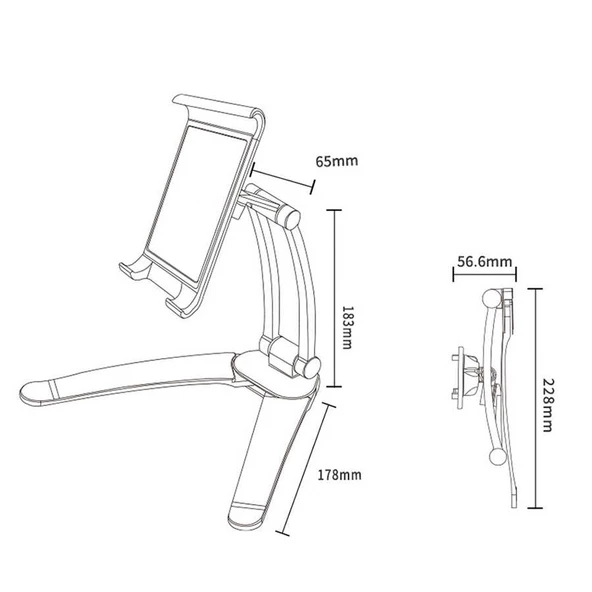 Redclick Pb-41e Mutfak Masa İpad Samsung Tablet Tutucu Telefon Standı - 9