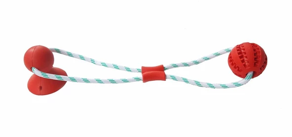 Vantuzlu Köpek Diş Temizleme ve Eğlence Oyuncağı 50 Cm - 2