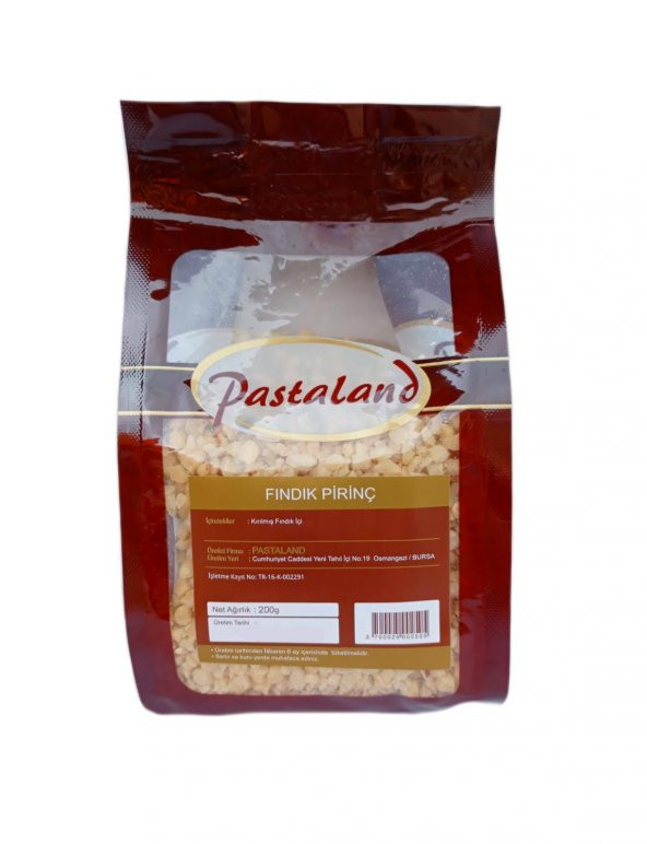 PASTALAND PİRİNÇ FINDIK 200 GR - 2