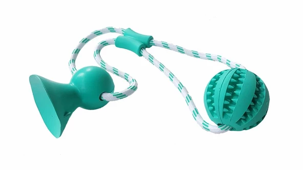 Vantuzlu Köpek Diş Temizleme ve Eğlence Oyuncağı 50 Cm - 4