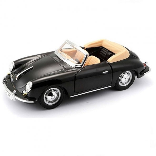 Burago 1:24 Porsche 356B Cabriolet 1961 Model Araba
