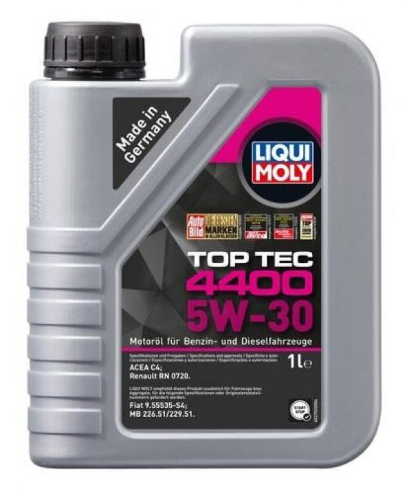 Liqui Moly Top Tec 4400 5W-30 Motor Yağı 1L 2319
