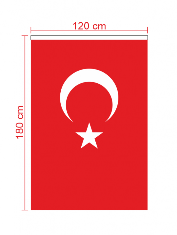 Türk Bayrağı 120x180 Vatan Bayrak Kod:109