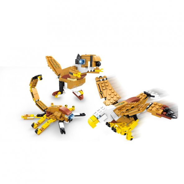 Ausini Assembling Master 3 in 1 182 Parça Dönüşen Kartal - 2