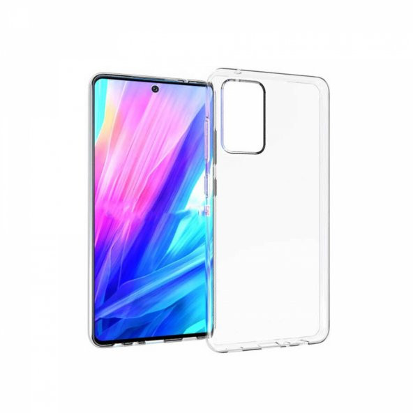 Samsung Galaxy A52 Süper Silikon Kılıf Şeffaf