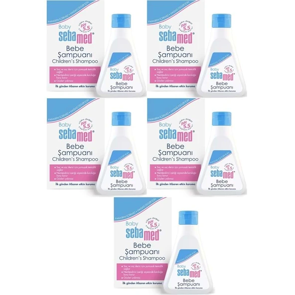 Sebamed Bebek Şampuanı 250ML (5 Li Set) ürün görseli 1