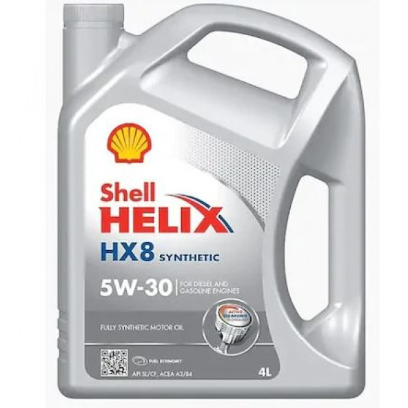 Shell Helix HX8 Synthetic 5W30 4 Litre Motor Yağı