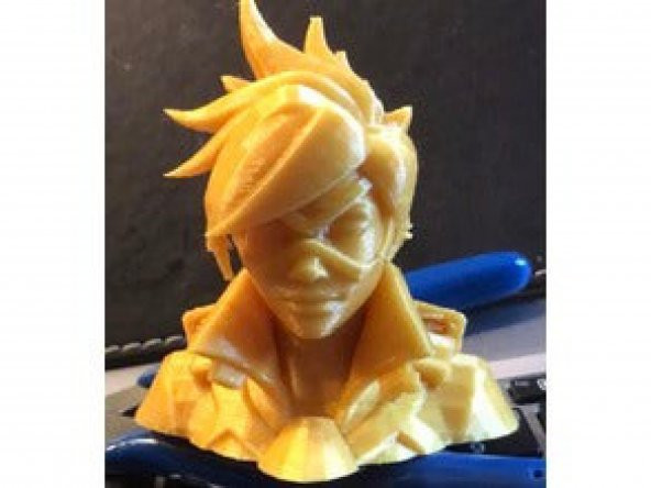 Overwatch izli Heykel Dekoratif Biblo Dekor Masaüstü - 3