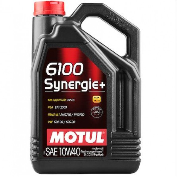 Motul 6100 Synergie+ 10W-40 5 Litre Motor Yağ