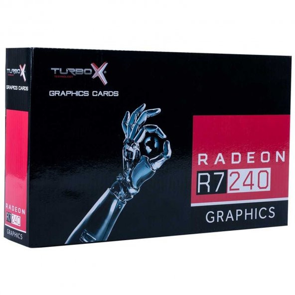 Turbox AMD Radeon R7 240 4GB 128Bit GDDR3 HDMI DVI DX12 Ekran Kartı - 6