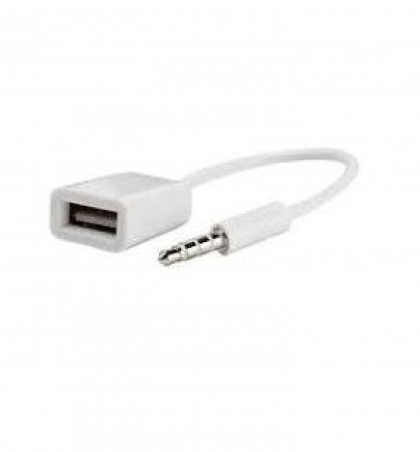 AUX USB Dönüştürücü Adaptör Aparat Dişi AUX  Çevirici 3.5 mm - 1