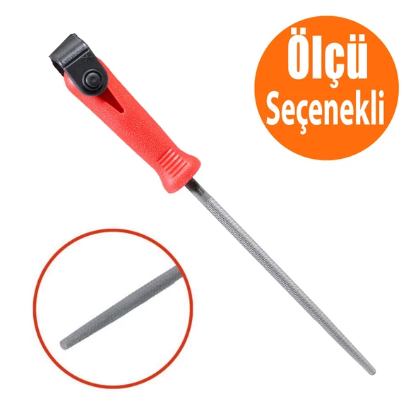 Vinko İnce Eğe Yuvarlak Ağaç Törpüsü (200-250 mm Ölçü Seçenekli)