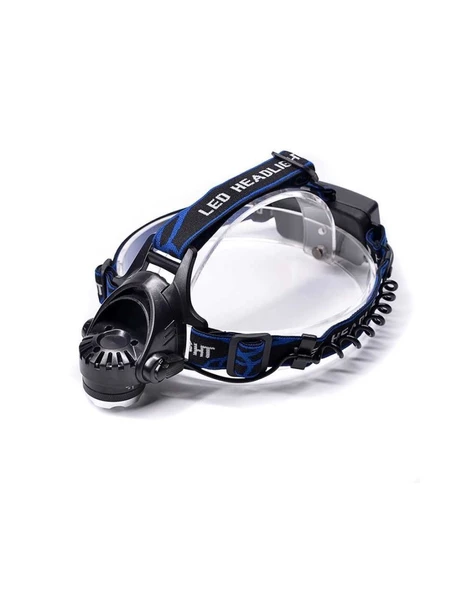 PS-XQ-19 T6 Orjinal 800 Lümen Profesyonel T6 Şarjlı Zoomlu Kafa Lambası - Resim 3