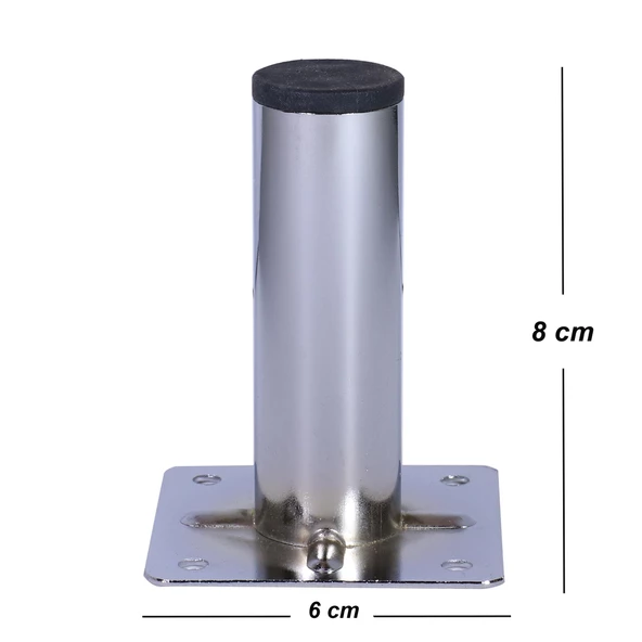 Mobilya Dolap Kanepe Koltuk Mobilya Dolap Sehpa Ayağı Metal Ayakları 8 Cm Krom (4 ADET) - 3