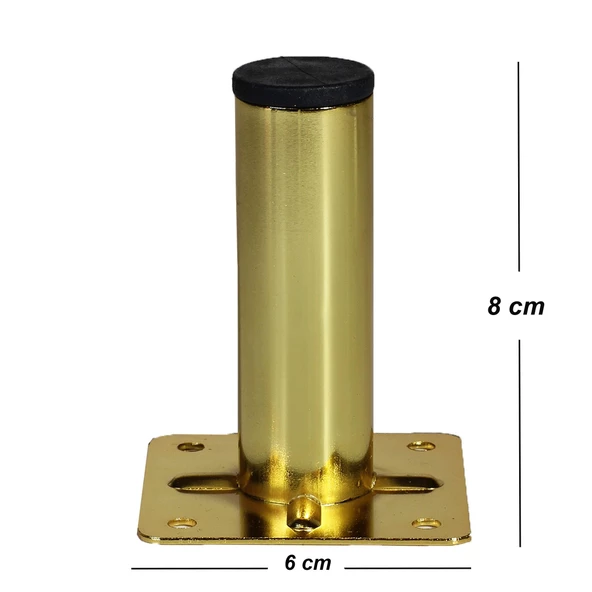 Nobel Mobilya Masa Sehpa Ayağı Metal Ayak 8 Cm (Renk Seçenekli) - 5