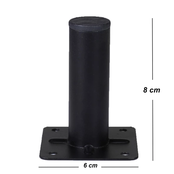 Nobel Mobilya Masa Sehpa Ayağı Metal Ayak 8 Cm (Renk Seçenekli) - 6