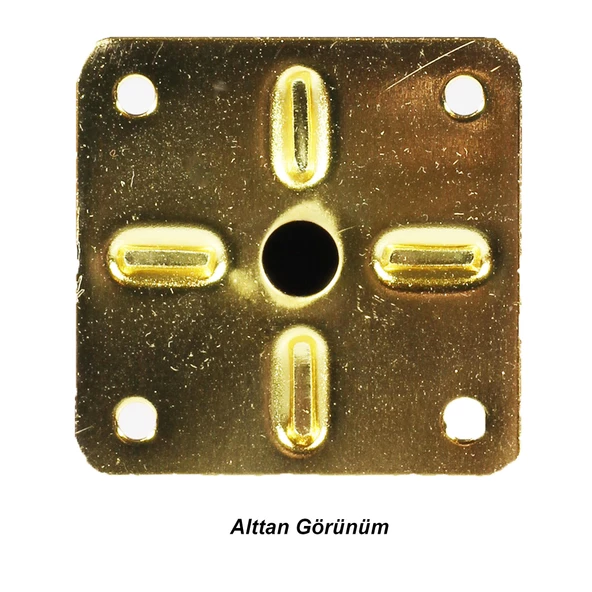 Nobel Mobilya Masa Sehpa Ayağı Metal Ayak 8 Cm (Renk Seçenekli) - 8