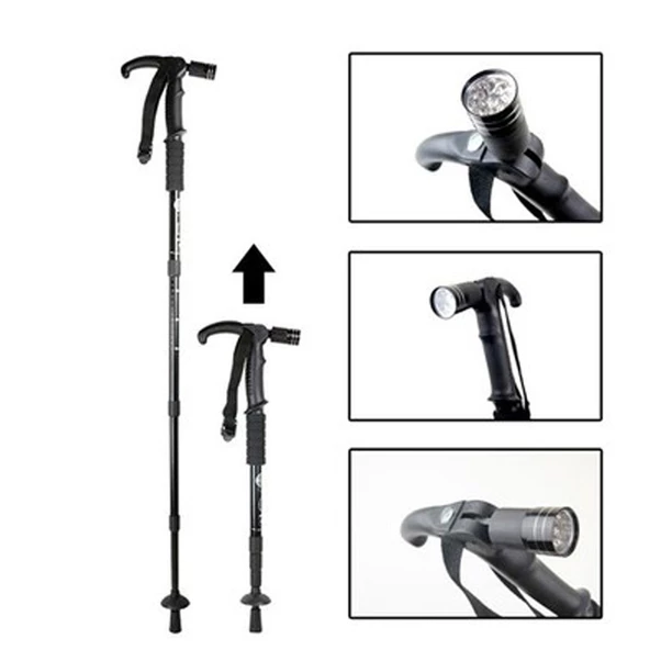 Boya Göre Ayarlı Işıklı Yürüyüş Bastonu Wt-002 - 1