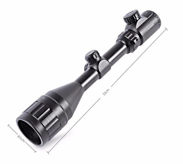 3-9X50Aoeg Çıft Işıklı Retikül Optik Görüş Kapsamlı Zoomlu Dürbün NK - 3