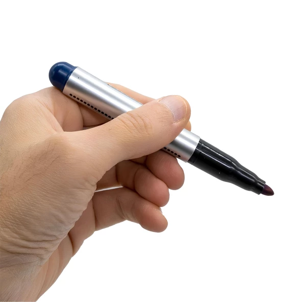 Kalıcı Çıkmaz Koli Kalemi Suya Dayanıklı İşaretleme Markalama Mavi Kalem Metal Cam Çuval Folyo - 3