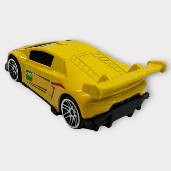 Metal Mini Arabalar  8 cm - Sarı - 1 - Resim 3