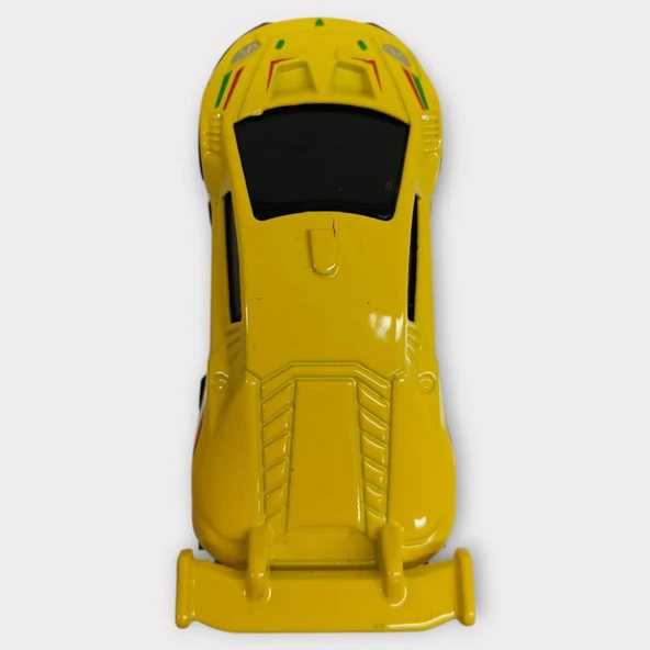 Metal Mini Arabalar  8 cm - Sarı - 1 - Resim 4