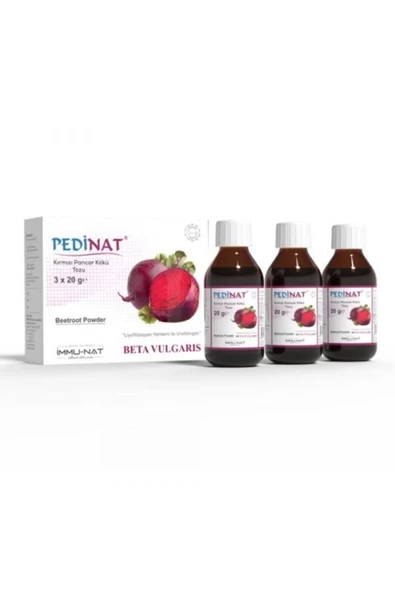 Immunat Pedinat Kırmızı Pancar Kökü Tozu 3x20 Ml