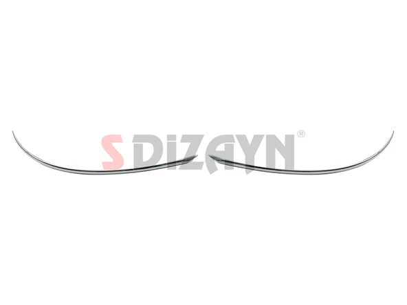 Renault Megane 4 Krom Ayna Alt Çıtası 2 Prç. 2016 2017 2018 2019 2020 2021 2022 2023 2024 2025 - 4