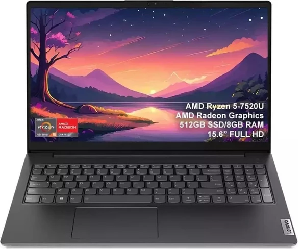 Lenovo V15 G4E1 82YU0124TX Ryzen 5 7520U 8GB 512GB SSD 15.6" FHD FreeDOS Notebook