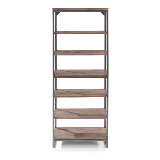 Dekoratif Banyo Rafı Açık Tasarım Ahşaplı Banyo Dolabı - 3