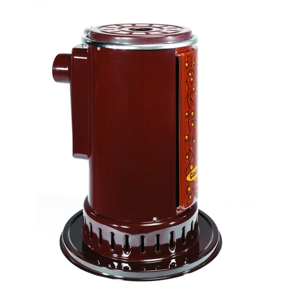 Çalışkan 102 Kahverengi Yuvarlak Arkadan Çıkışlı Soba - Resim 3