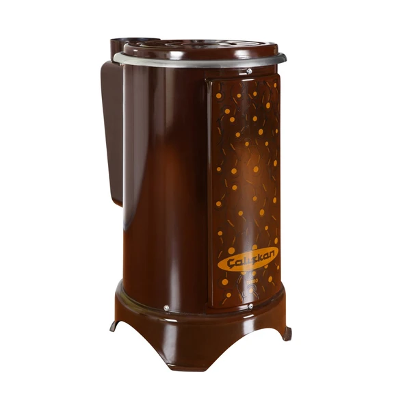 Çalışkan 102 Kahverengi Yuvarlak Arkadan Çıkışlı Soba ürün görseli 1