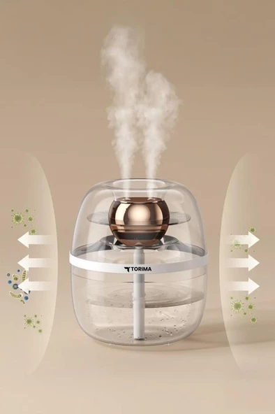 Torima K30 Humidifier Hava Nemlendirici Aroma Terapili Buhar Makinesi - 3