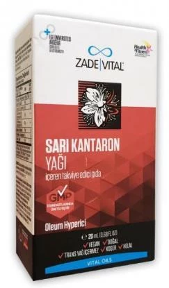 Zade Vital Sarı Kantaron Yağı 20 ml