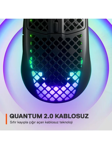 SteelSeries Steelseries Aerox 3 Wireless Onyx Oyuncu Mouse - Siyah - 4