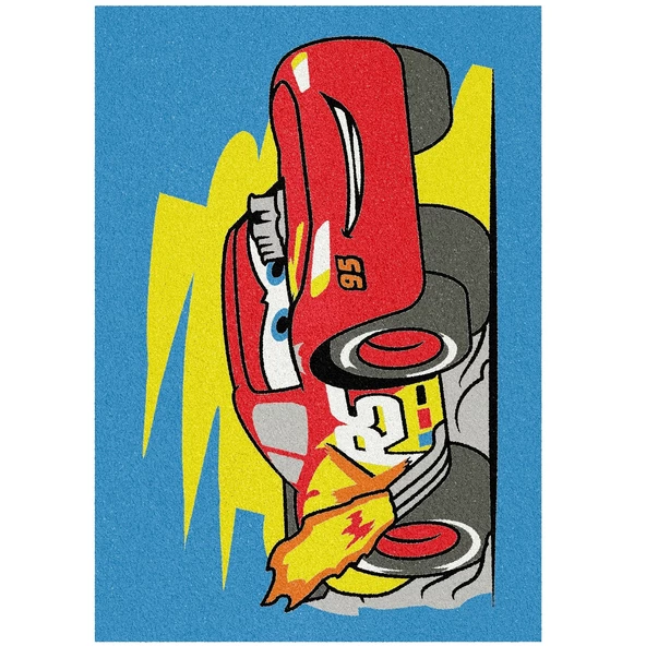 Disney Cars Eğitici ve Eğlenceli Kum Boyama Seti-Red Castle DS-41 - 3